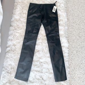 Versace leather pants